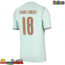 Camisa de Futebol França Warren Zaire-Emery #18 Equipamento Secundário Mundo 2026 Manga Curta